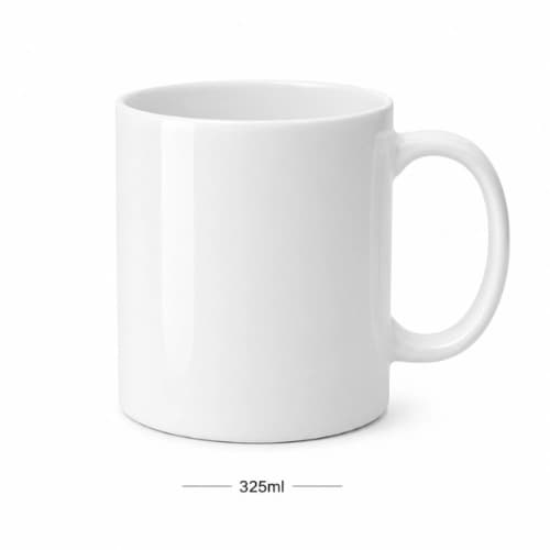 Caneca de Polímero Branca 325ml